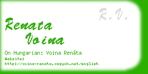renata voina business card